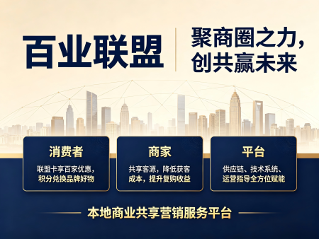 百业联盟：全新商圈共享营销模式，实现商家与消费者双向共赢