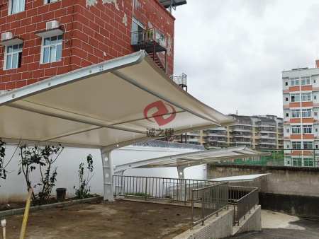 四川南充膜结构停车棚