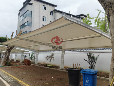 四川南充膜结构停车棚