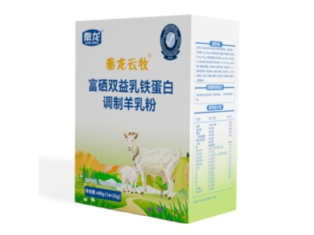 秦龙云牧 富硒双益乳铁蛋白调制羊乳粉