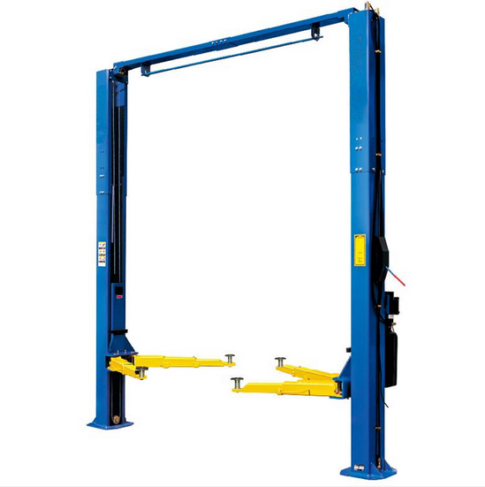 山东奥强双柱龙门液压举升机液压双杠驱动,升降平稳