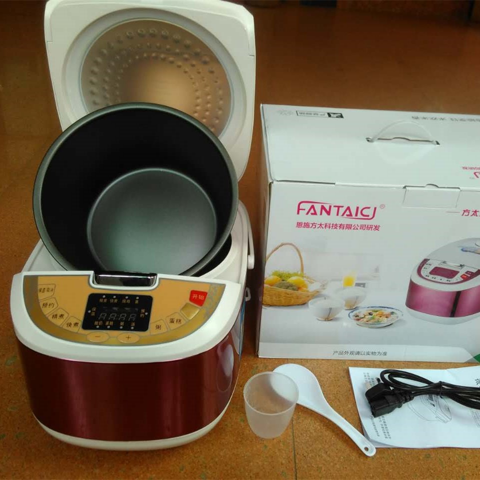 厂家直销红色智能东方松下方煲电饭煲 电饭锅 跑江湖产品