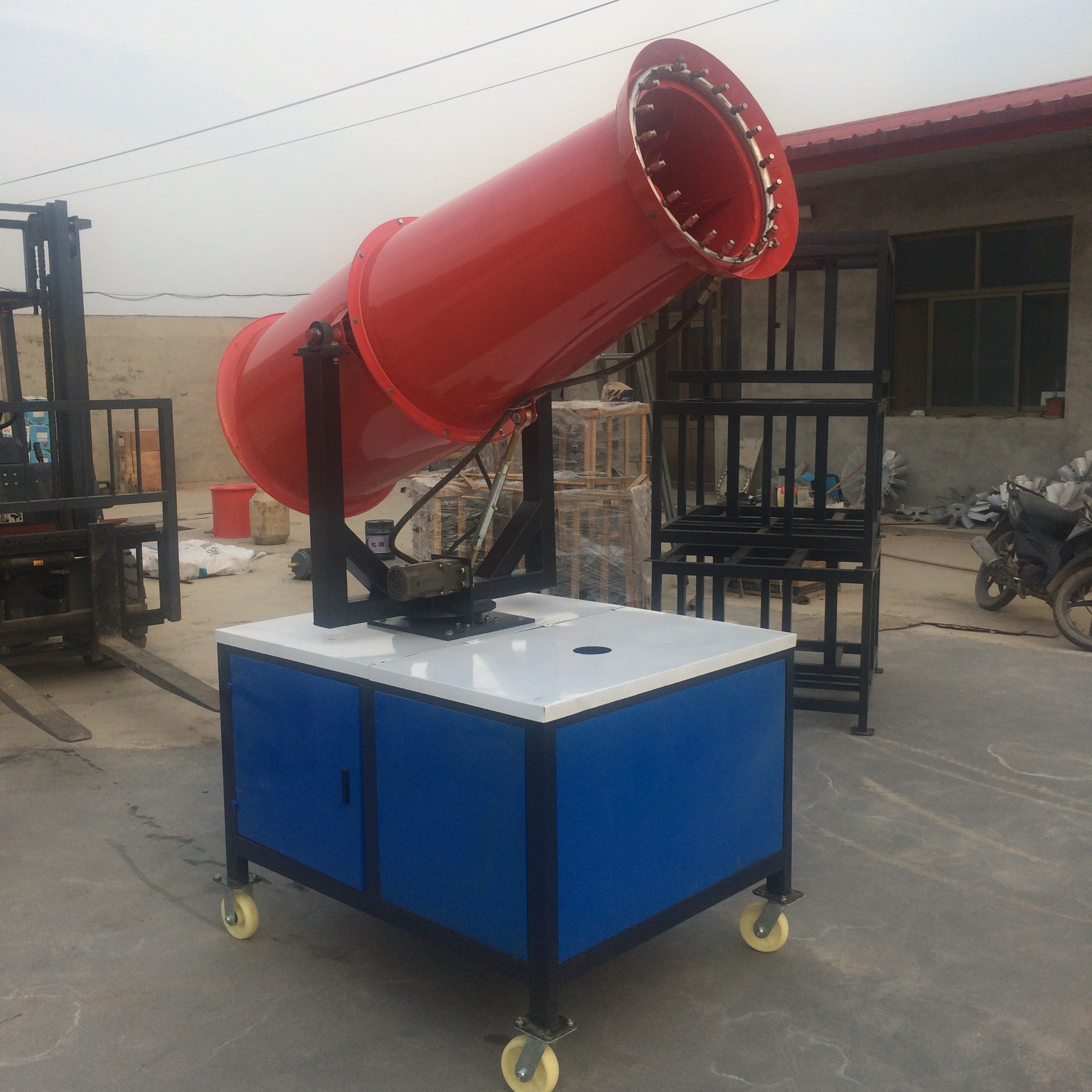 工地为什么要用除尘雾炮机