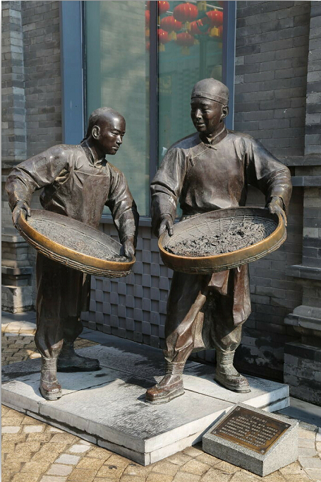 铸铜雕塑订做东莞铸铜雕塑厂家铸铜人物城市广场街头小品摆件-258ji