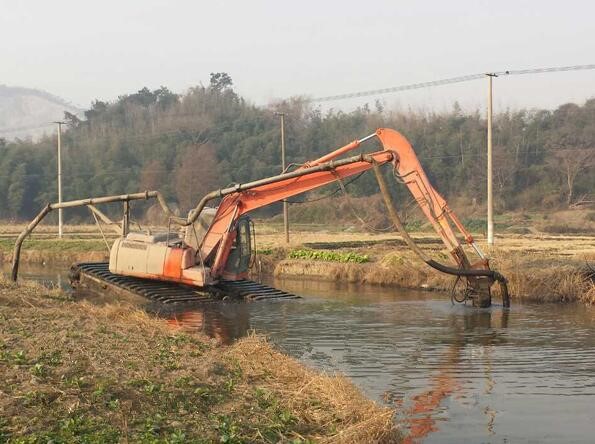 河道泥漿泵清淤挖機清淤泵效果好