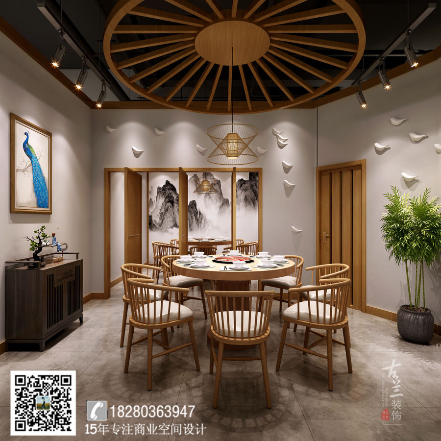 成都养生汤锅店设计成都主题餐厅设计成都餐厅设计公司