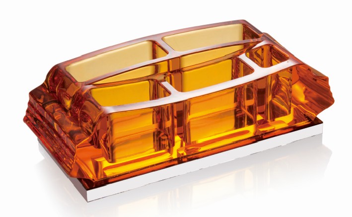 s41004亚克力脸形手机架(琥珀色)