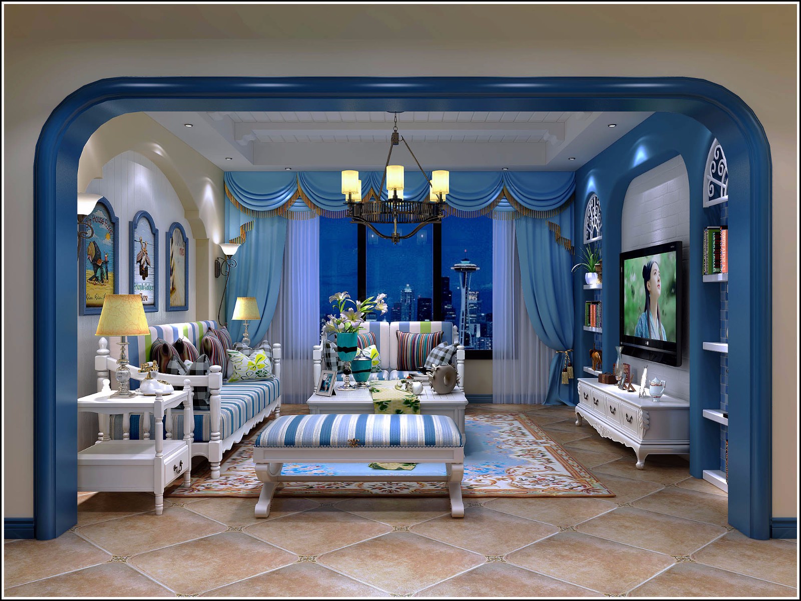 地中海——自然的柔和色彩|风格赏析-广东南国鼎峰装饰工程有限公司