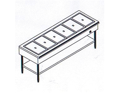 六格保温餐台