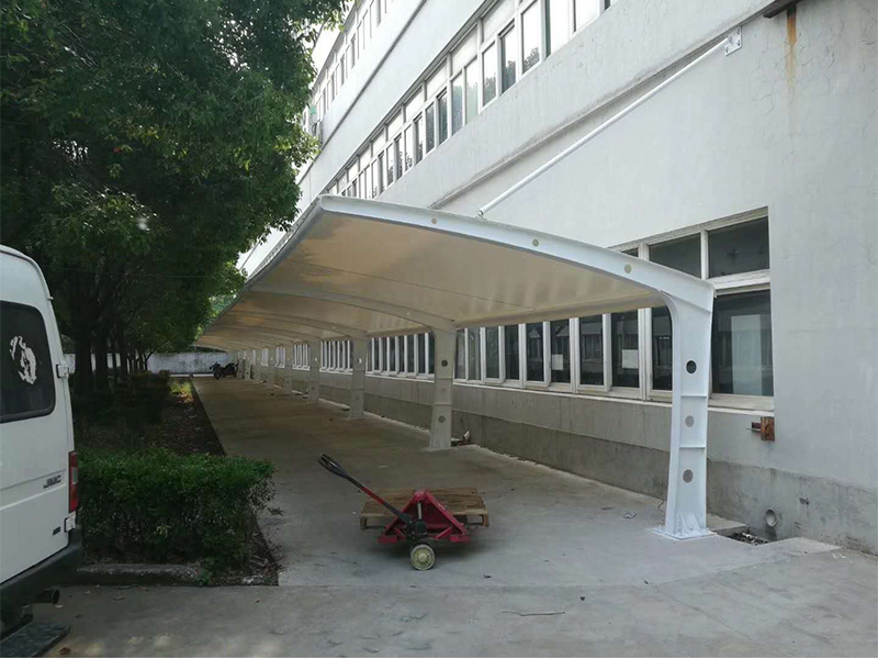 膜结构自行车棚