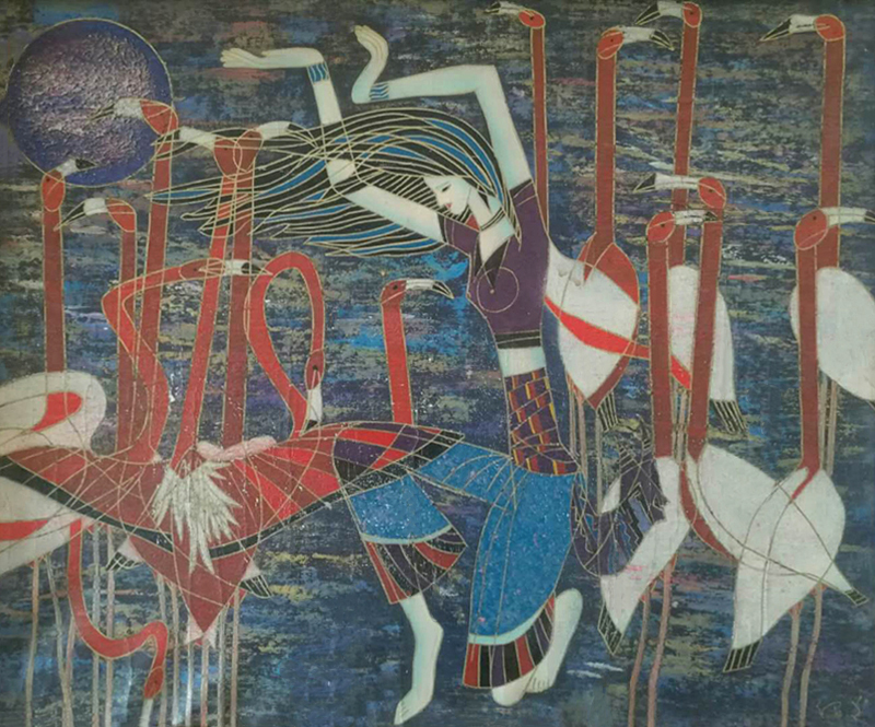 丁绍光人物,丁绍光版画,丁绍光沥粉画风景画_大山谷图库