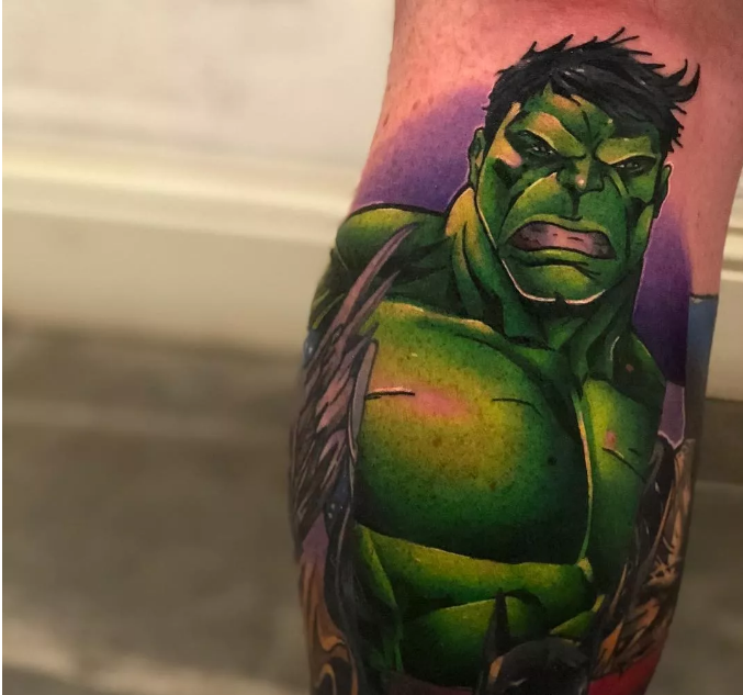 漫威英雄纹身,谁都有一个英雄梦!(追随着漫威的电影,纹漫威纹身)