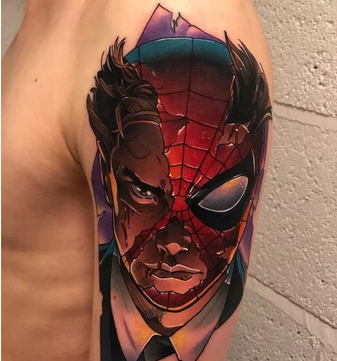 漫威英雄纹身,谁都有一个英雄梦!(追随着漫威的电影,纹漫威纹身)