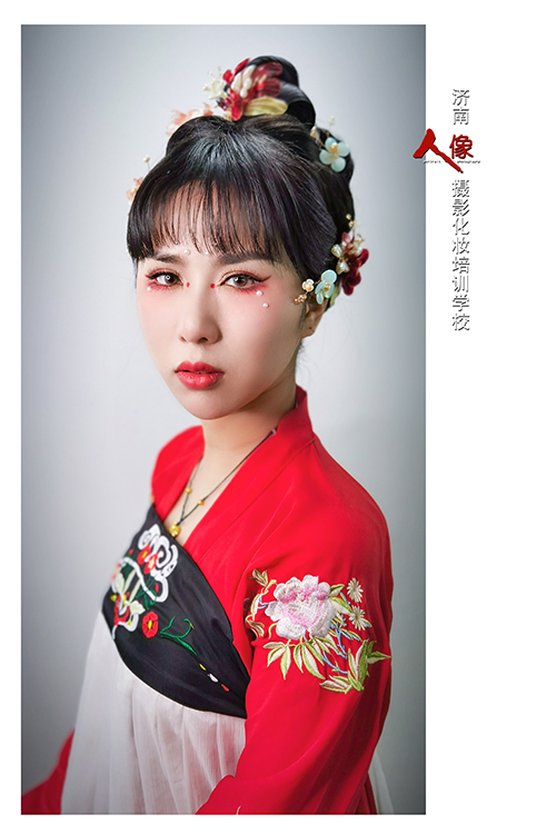 济南化妆培训新娘古装造型作品分享